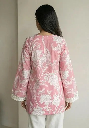 Aahana Bell Sleeves Short Kurti - kalyanja